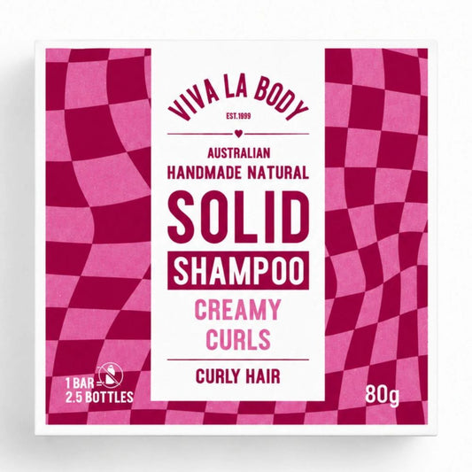 Viva La Body Shampoo Bar - Creamy Curls (Curly Hair) 80g