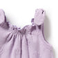 Wilson & Frenchy Organic Terry Tie Playsuit - Lavender Shells