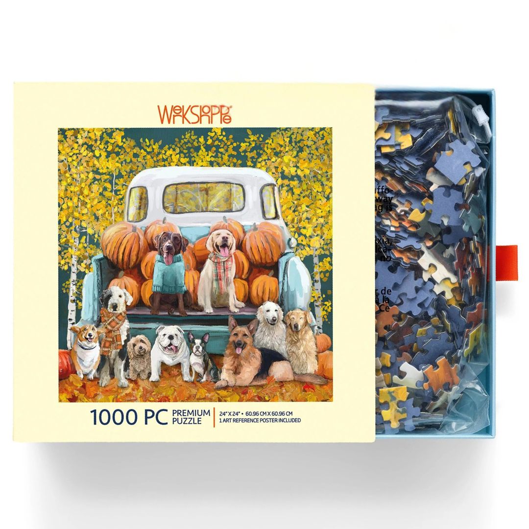 WerkShoppe Jigsaw Puzzle 1000 Piece - Pumpkin Pals