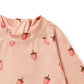 Wilson & Frenchy 2PC Cutwork Rashie Swimset - Strawberry Kisses