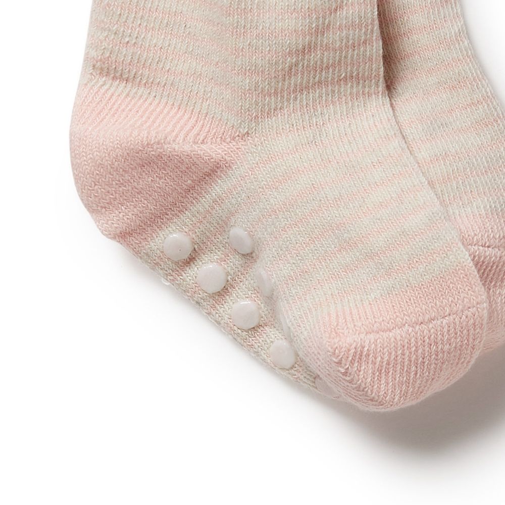 Wilson & Frenchy Organic 3 Pack Baby Socks - Cantaloupe
