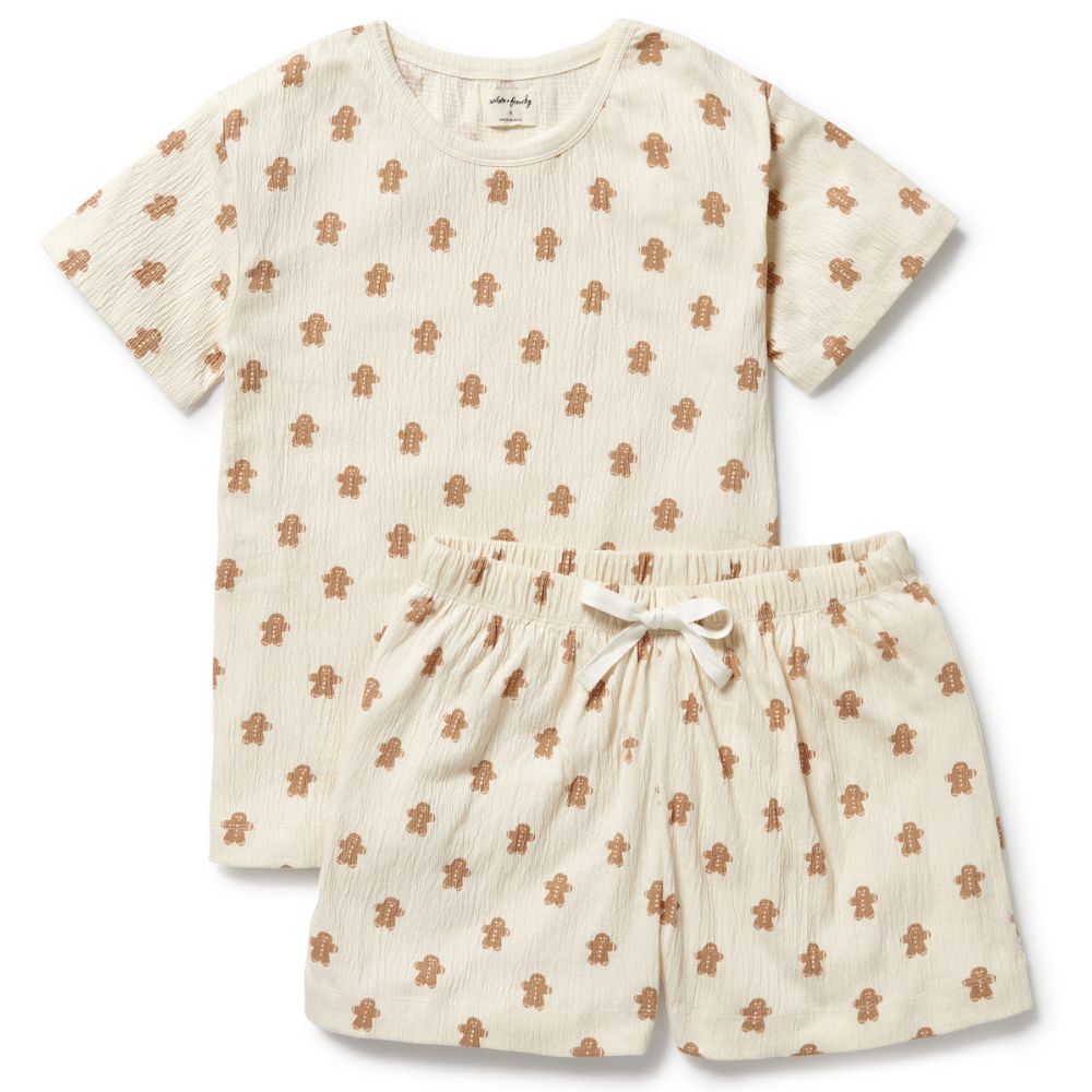 Wilson & Frenchy Organic Crinkle Women's Pyjamas - Spice & Nice