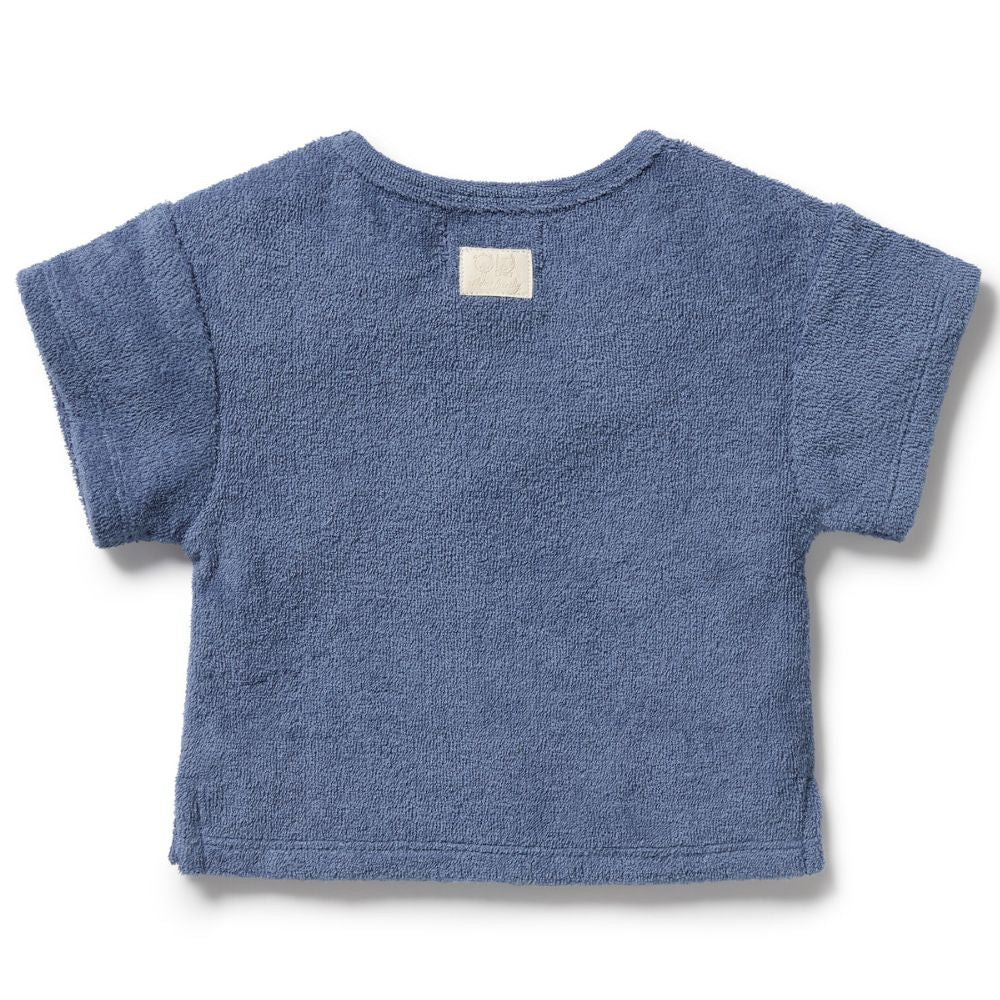 Wilson & Frenchy Organic Terry Tee - Deep Blue