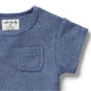 Wilson & Frenchy Organic Terry Tee - Deep Blue