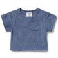 Wilson & Frenchy Organic Terry Tee - Deep Blue