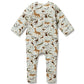 Wilson & Frenchy Organic Zipsuit with Feet - Mini Jungle