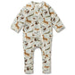 Wilson & Frenchy Organic Zipsuit with Feet - Mini Jungle