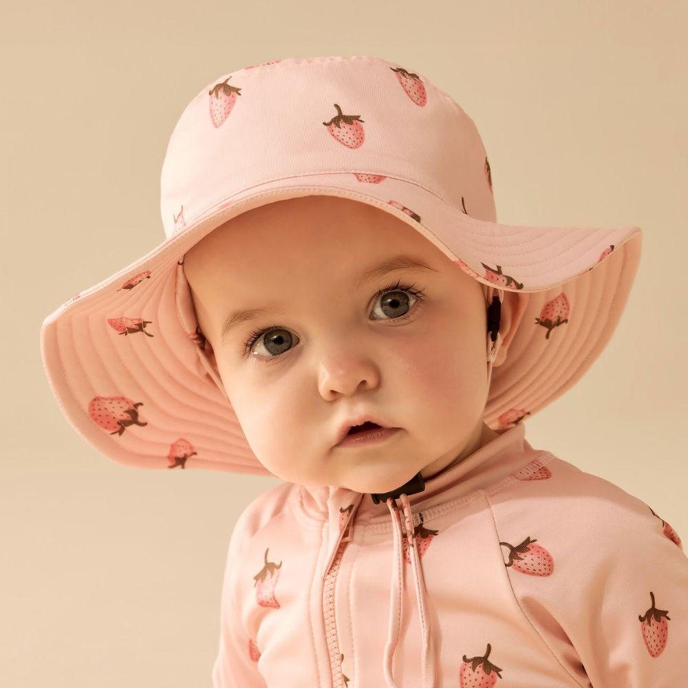 Wilson & Frenchy Swim Sun Hat - Strawberry Kisses
