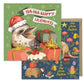 Earth Greetings Square Boxed Christmas Cards 8pk - Christmas Creatures