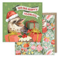 Earth Greetings Square Boxed Christmas Cards 8pk - Happy Kookaburra