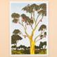 Sunshine Sea Art Christmas Card - Eucalyptus