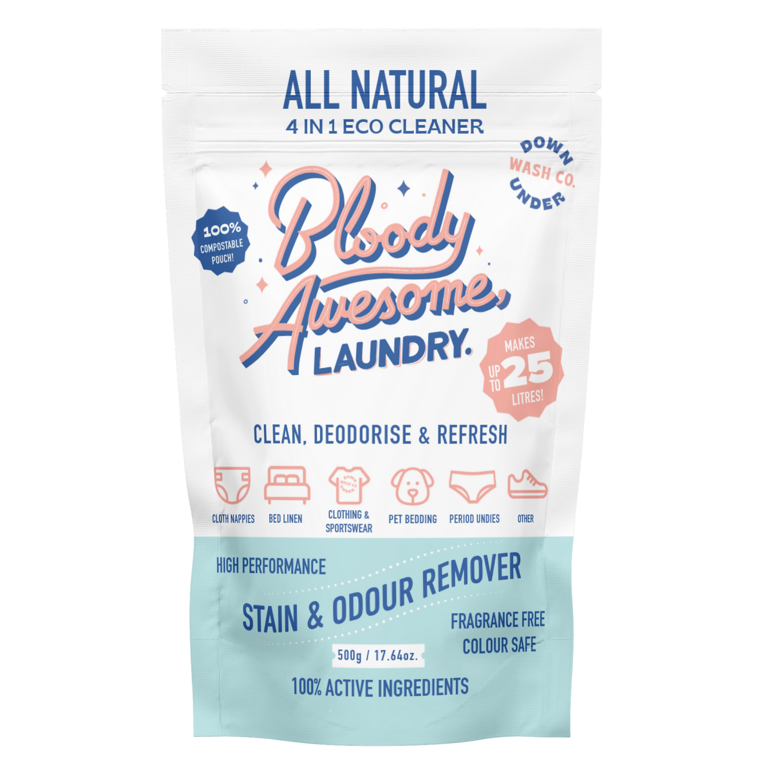Downunder Wash Co Stain Remover Powder