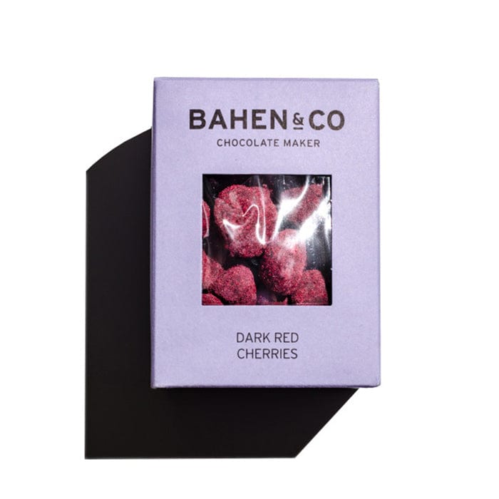 Bahen & Co Coated Chocolate Dark Red Cherries 100g