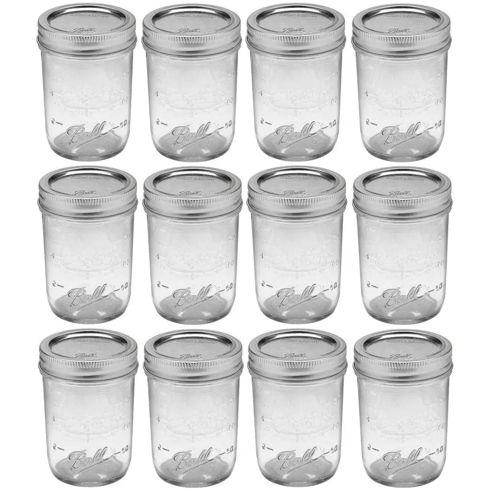 Buy Ball Mason Jar Half Pint 240ml 8oz Regular Set of 12 Online