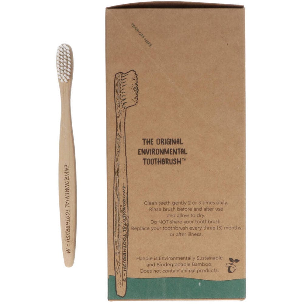 Bamboo Toothbrush Adult - Medium Box of 12