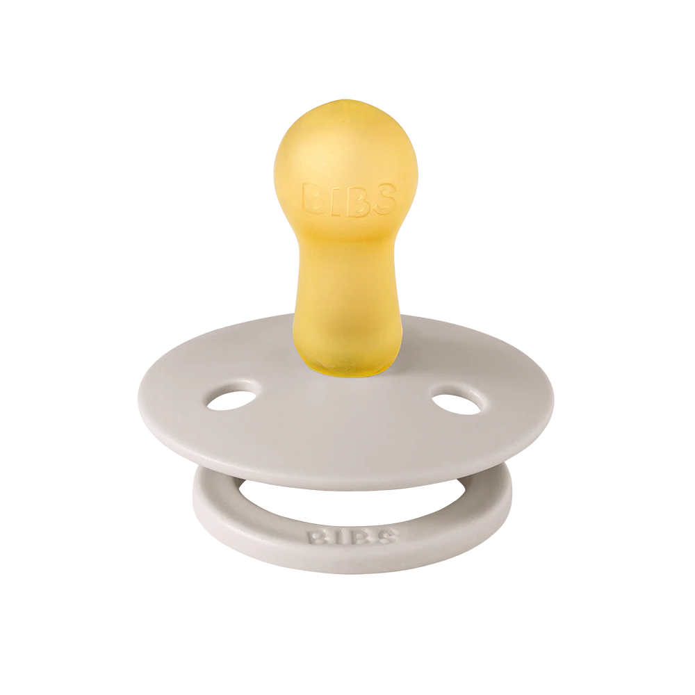 Bibs Round Natural Dummy Pacifier - Urban Garden - Ladybug Blush Mix