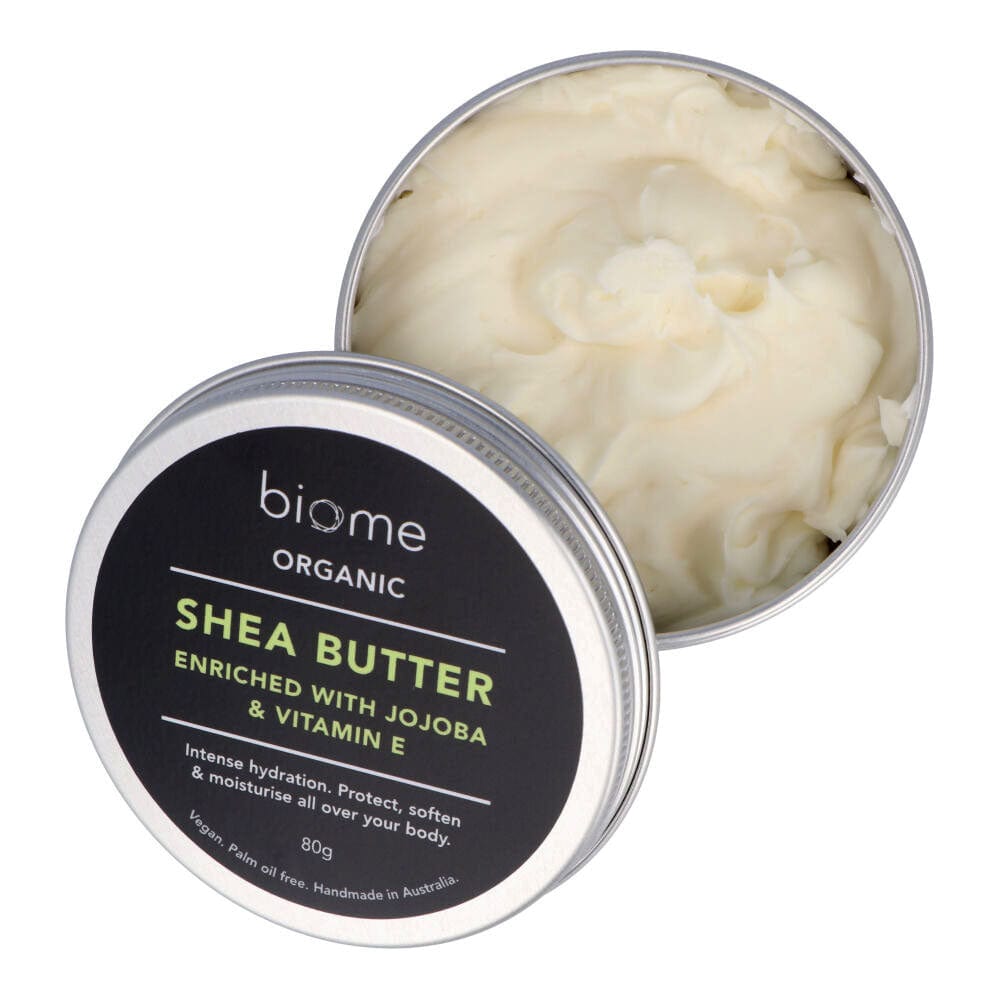 Biome Organic Shea Butter Enriched with Jojoba and Vitamin E 80g image 1