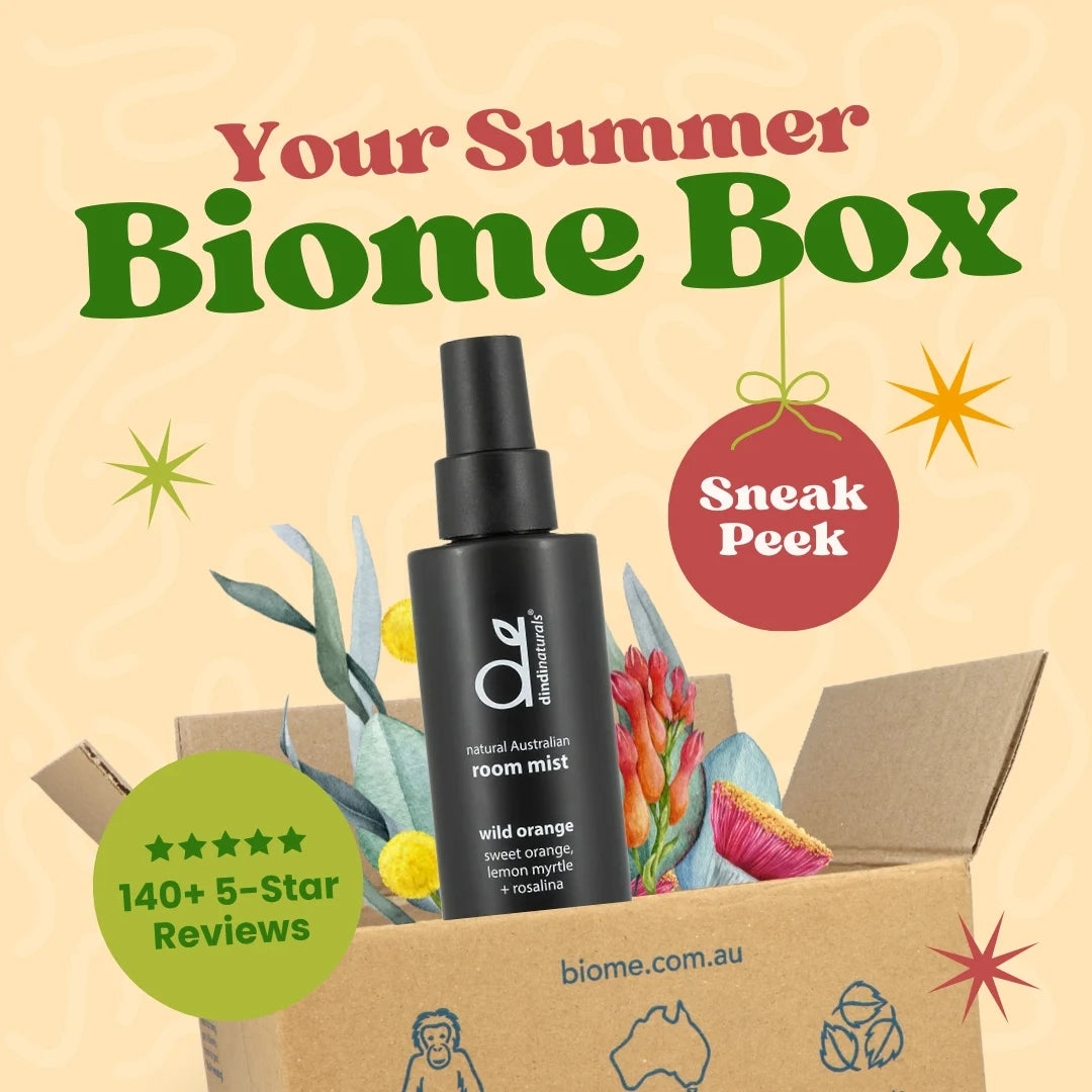 Biome Box: SUMMER 25 - Australia's only palm oil free, vegan lifestyle box