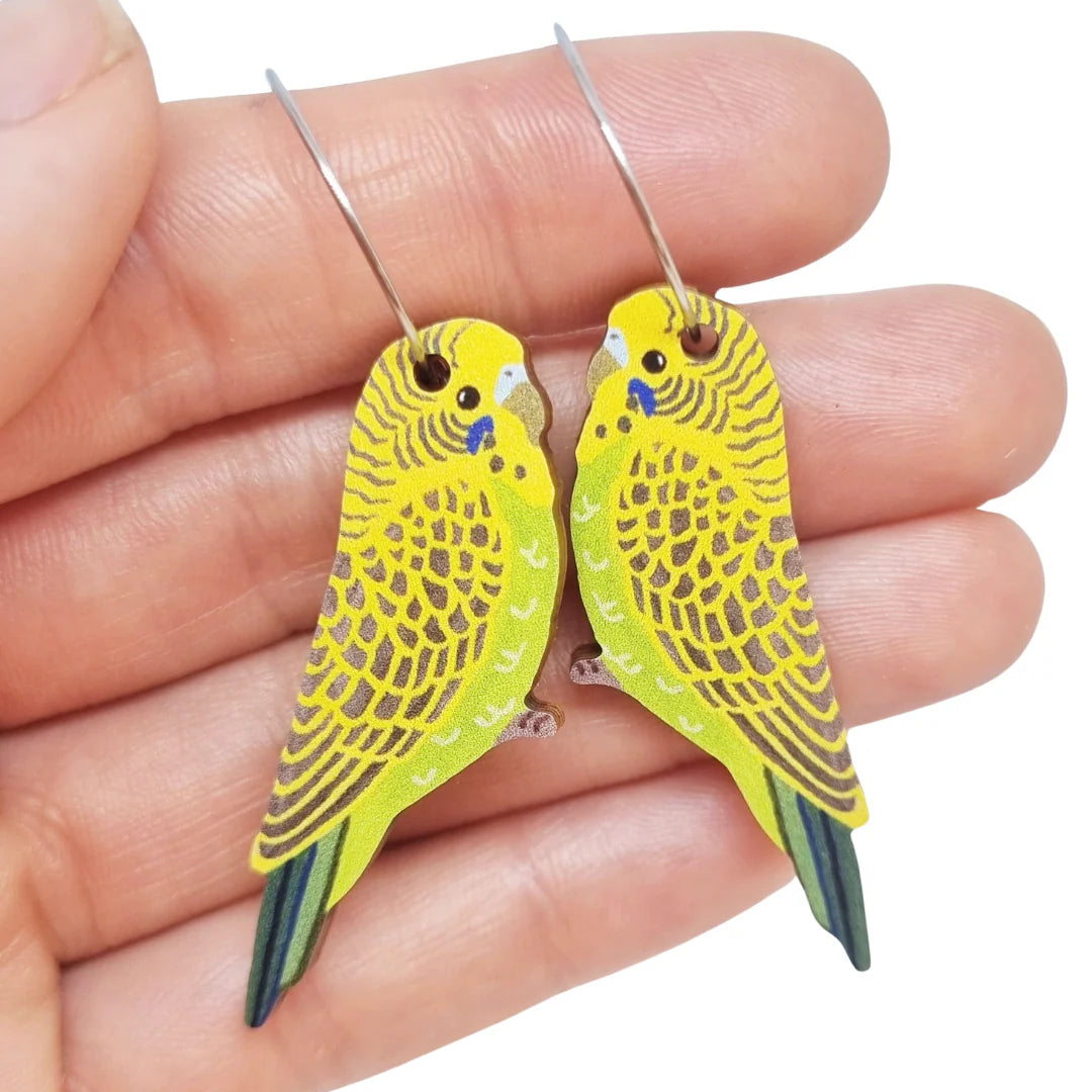 Pixie Nut & Co. Budgie Hoop Earrings
