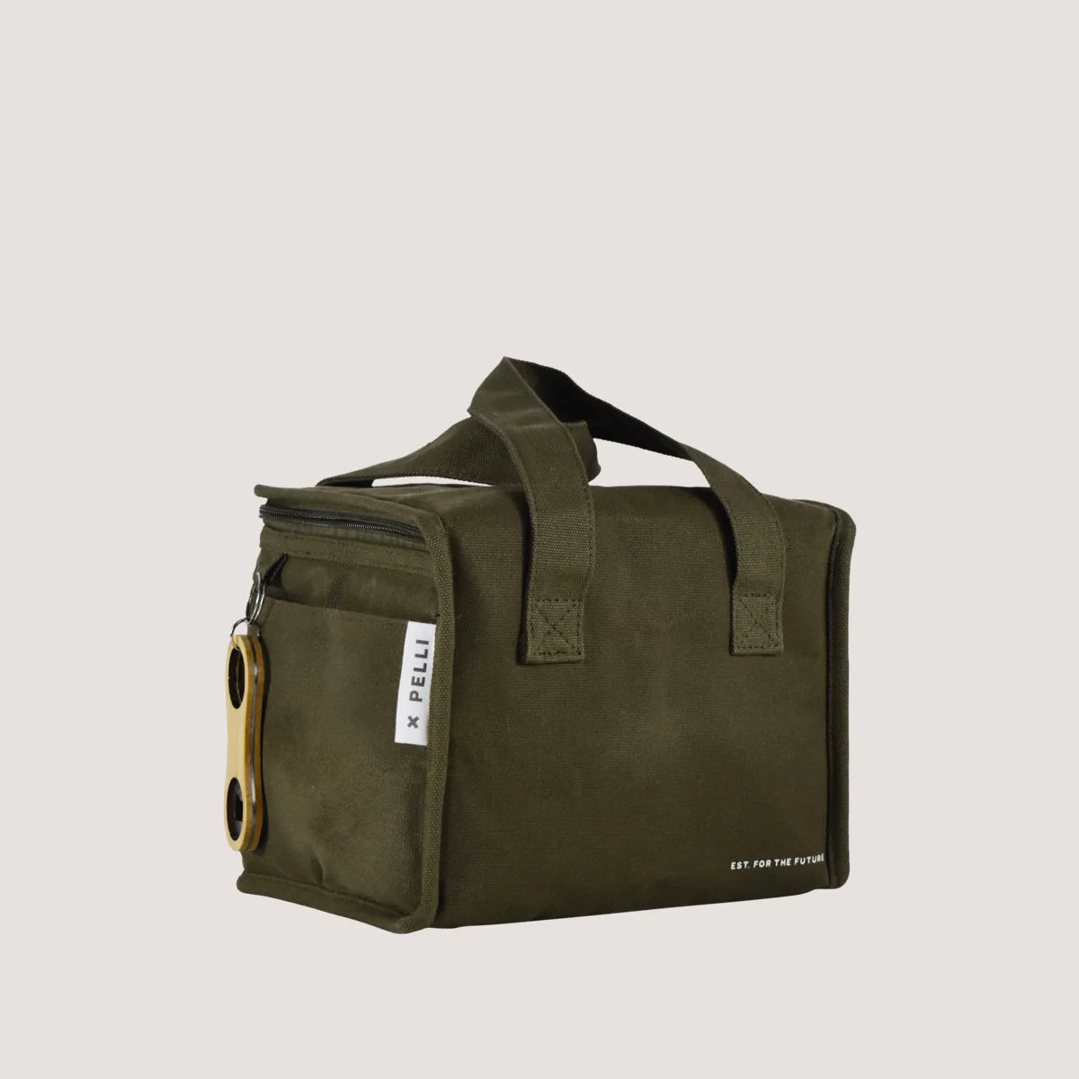 American made ECO/EGO all in one Canvas Lunch Bag Set. 1 heavy duty waterproof waxed canvas lunch bag/ 1 bamboo cutlery set with travel pouch American made ECO/EGO all in one Canvas Lunch Bag Set. 1 heavy duty waterproof waxed canvas lunch bag/ 1 bamboo cutlery set with travel pouch