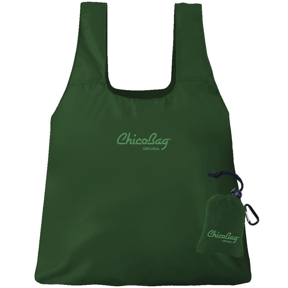 ChicoBag Reusable Carry Bag with Pouch Green