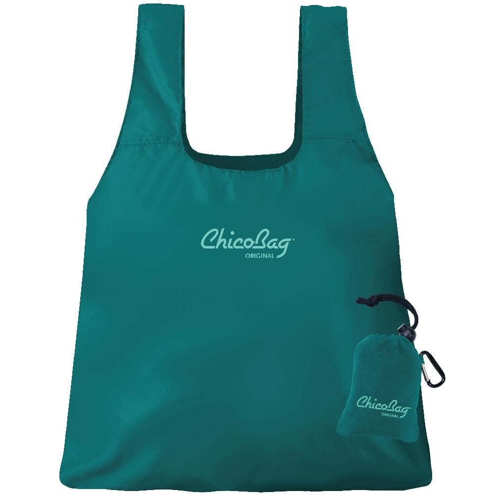 ChicoBag Reusable Carry Bag with Pouch Aqua