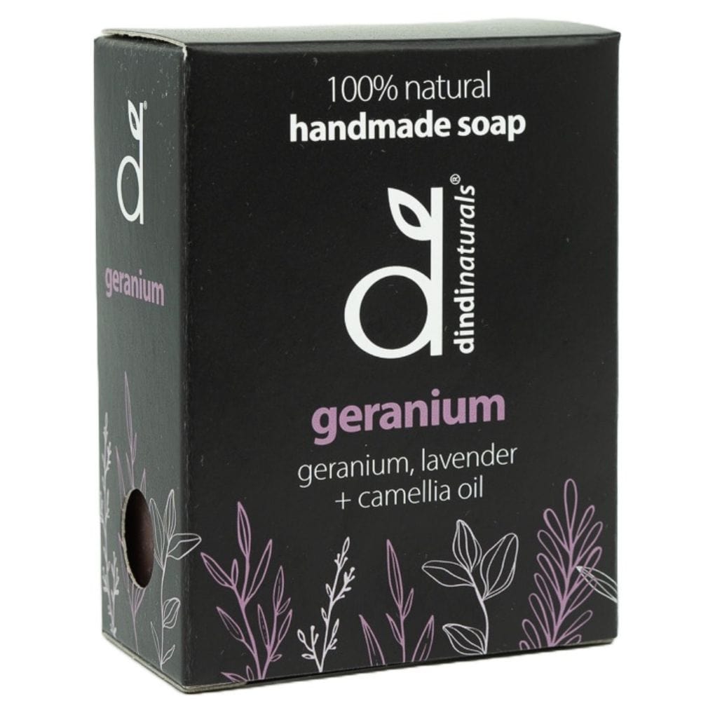 Dindi Naturals Boxed Soap Bar 110g - Geranium