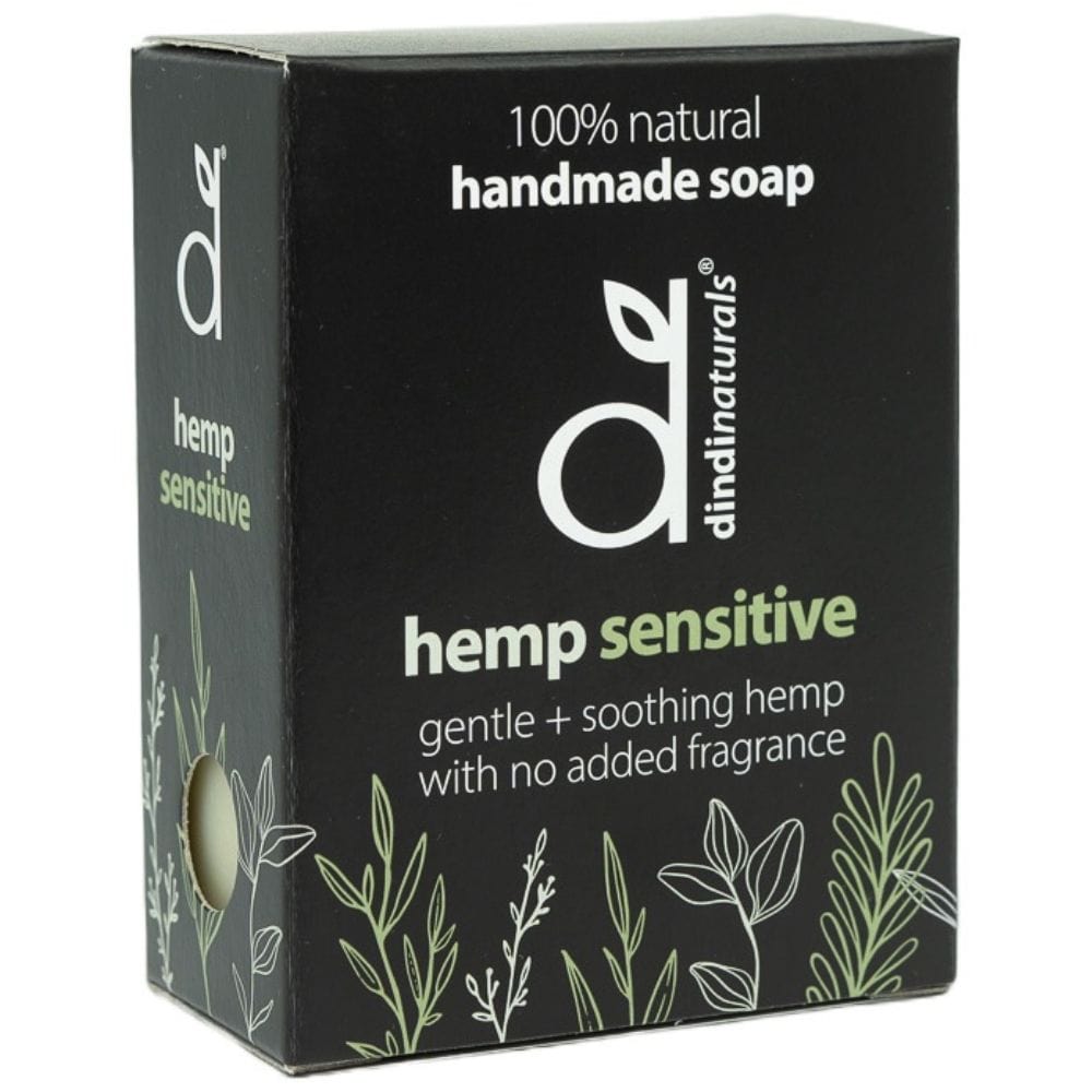 Dindi Naturals Boxed Soap Bar 110g - Hemp/Sensitive