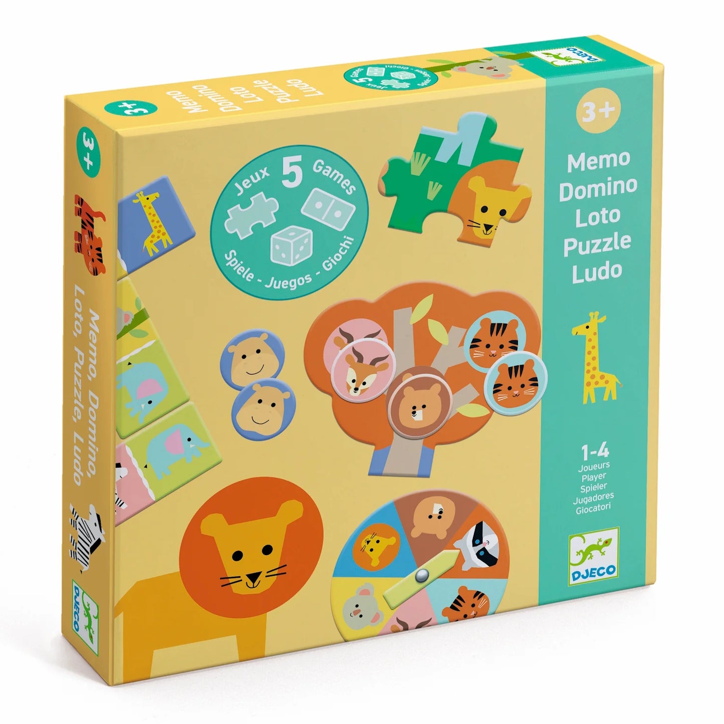 Djeco Wild Animals 5 Game Set