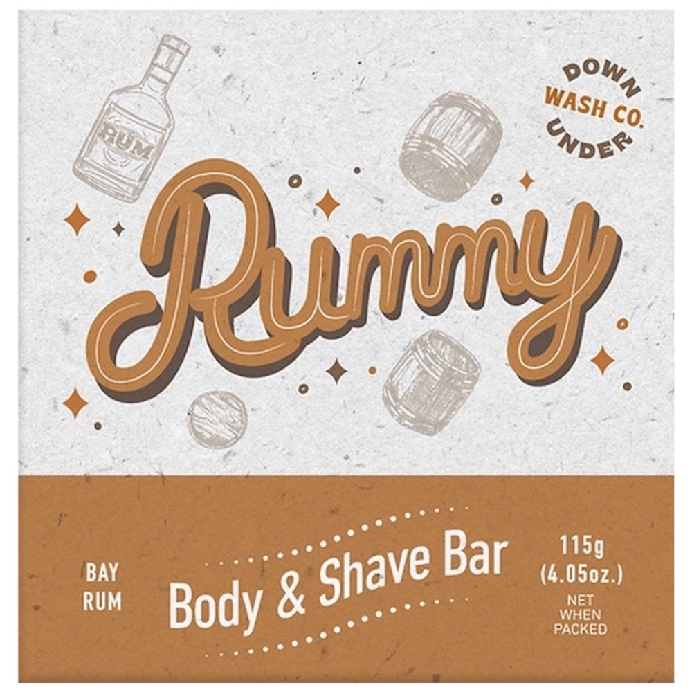 Downunder Wash Co Rummy Body & Shave Soap Bar 115g