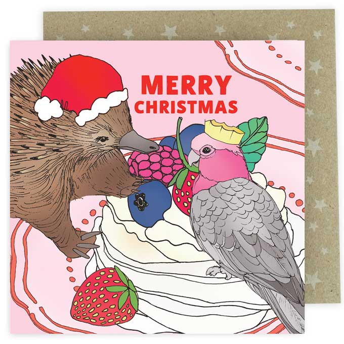 Earth Greetings Boxed Christmas Card - Christmas Dessert 8pk
