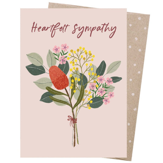 Earth Greetings Card - Sympathy Bouquet