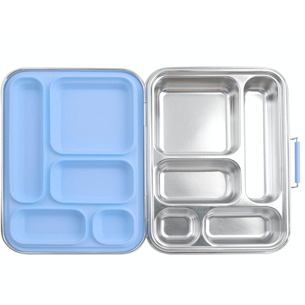 EcoCocoon Bento Lunch Boxes - 5 Compartment Blueberry