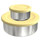 EcoCocoon Stainless Steel Leak-Proof Snack Pots - Set of 2