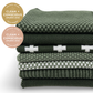 Ecovask Dish Cloth 7 Piece Variety Pack Organic Cotton