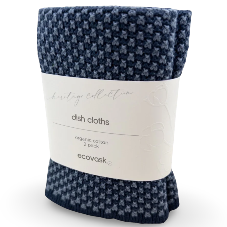 Ecovask Dish Cloth 2pk Heritage Collection