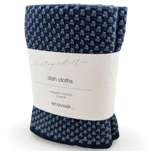 Ecovask Dish Cloth 2pk Heritage Collection