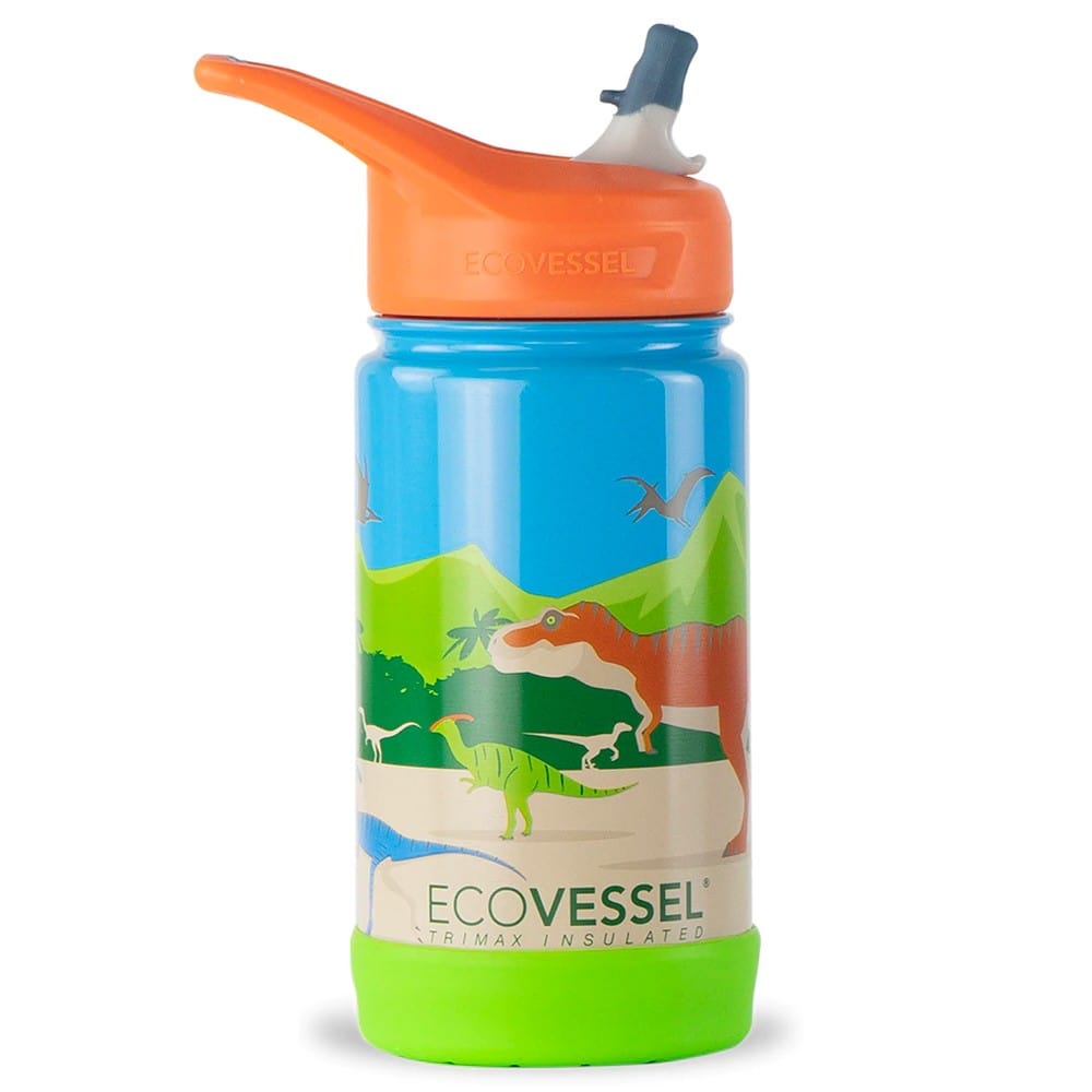 EcoVessel Frost Kids Triple Insulated Bottle with Straw 355ml