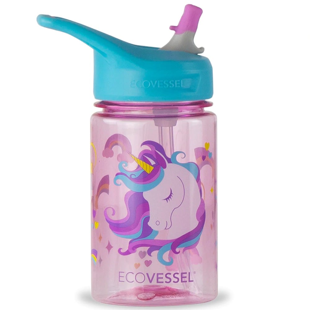 EcoVessel Splash Kids Tritan Bottle 355ml Unicorn