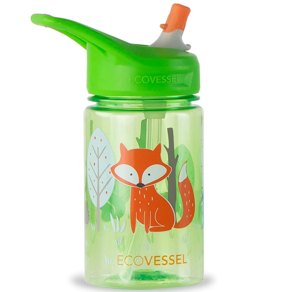 EcoVessel Splash Kids Tritan Bottle 355ml Fox