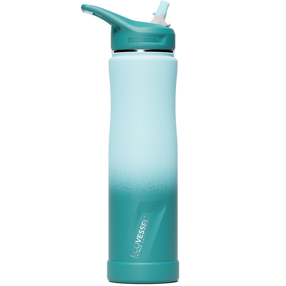 EcoVessel Summit Triple Insulated Bottle with Straw 700ml Forest Horizon