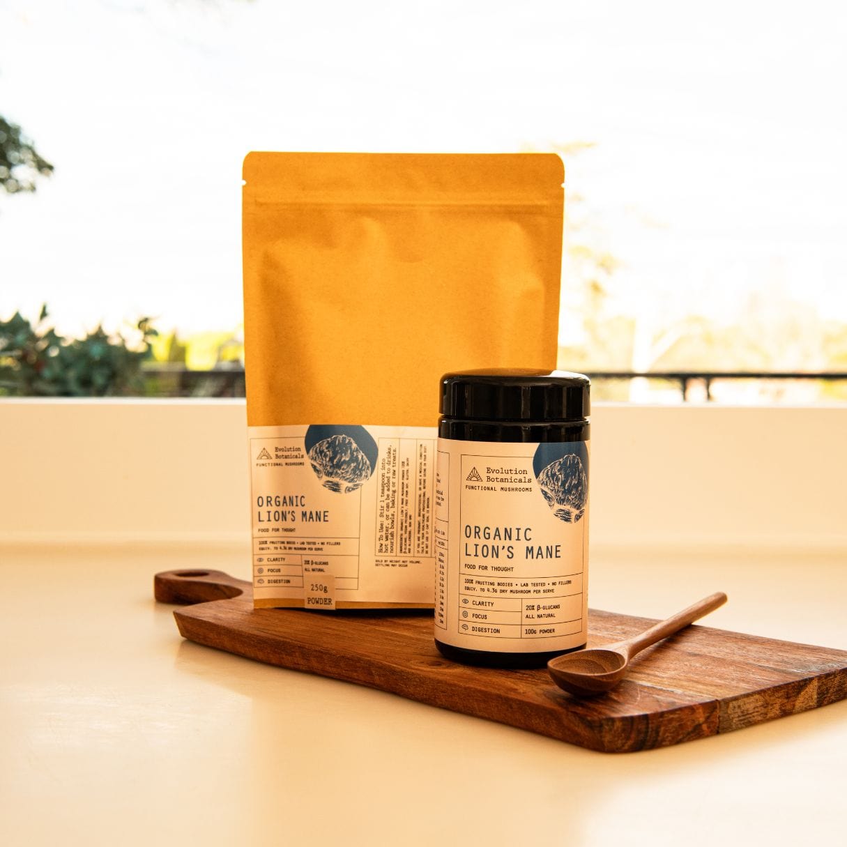Evolution Botanicals Organic Lion's Mane Food For Thought 100g