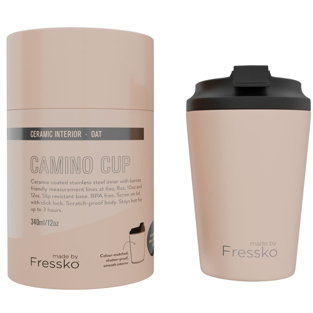 Fressko Reusable Cup CERAMIC LINED 12oz