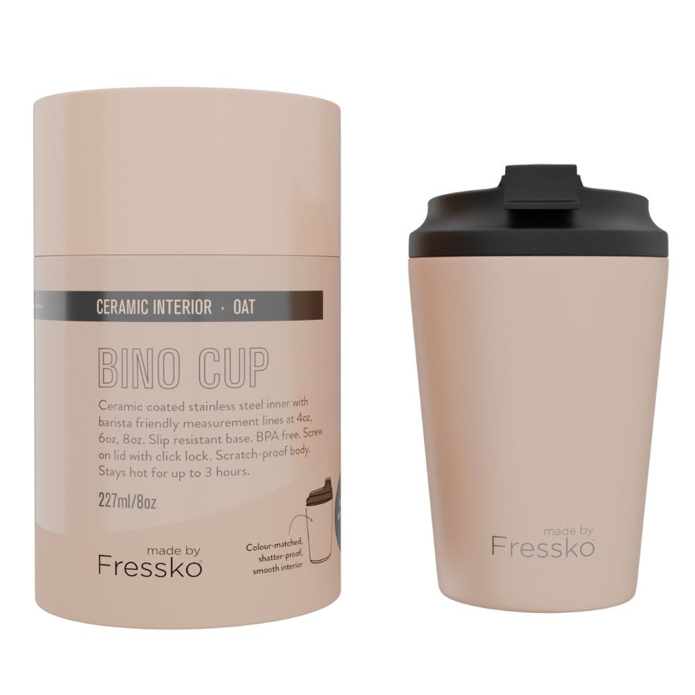 Fressko Reusable Cup CERAMIC LINED 8oz