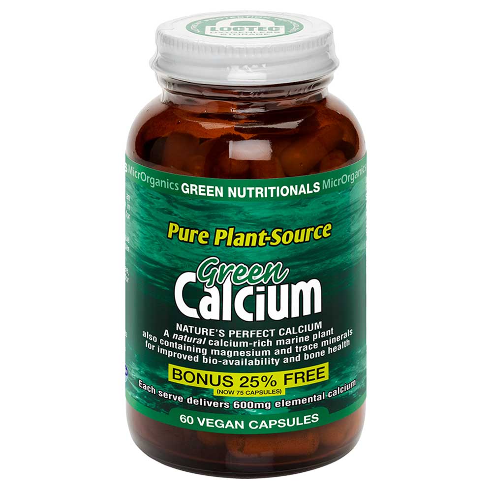 Green Nutritionals Green Calcium Vegan Capsules (60)