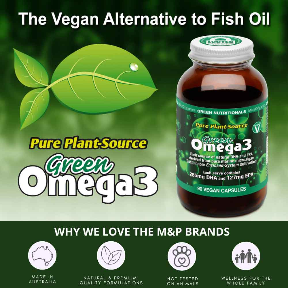 Green Nutritionals Green Omega3 Vegan Capsules (90)