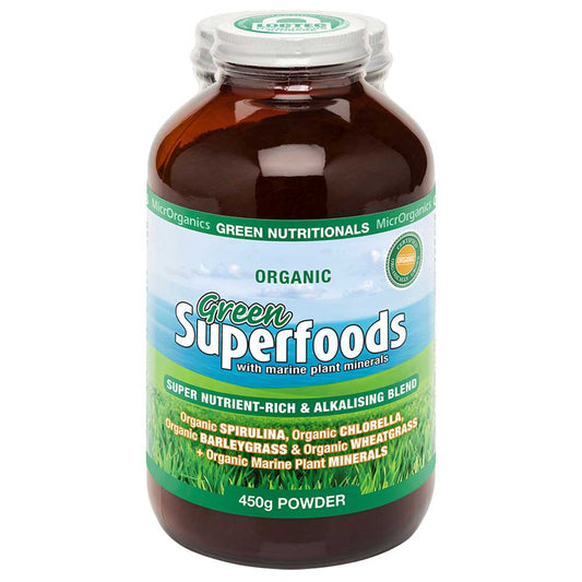Green Nutritionals Organic Green Superfoods Powder 450g