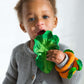 Oli & Carol Natural Rubber Baby Teether and Bath Toy - Kendall the Kale