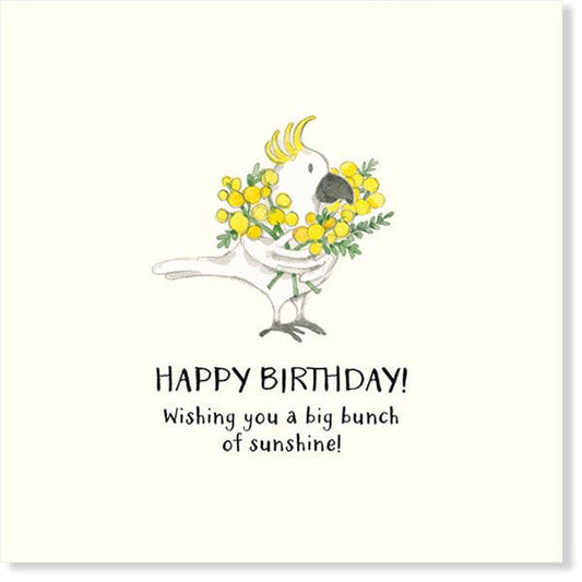 Kate Knapp Card - Happy Birthday Wishing you a big bunch of sunshine