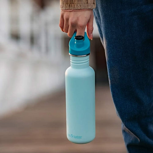 WaterTracker Sports Infuser Bottle 1.0L (34 oz) Navy Blue